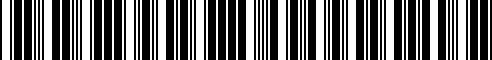 Barcode for 07147392446