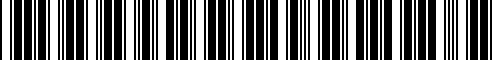 Barcode for 11147797493