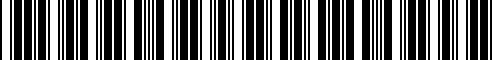 Barcode for 12521744628